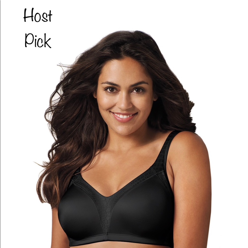 🖤 Playtex 18 Hour Back Smoother Wirefree Bra – Black – NEW WITH TAGS! 🖤
